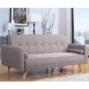 California Modern Fabric Sofa Bed Large In Grey