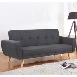 Farrah Fabric Sofa Bed Large In Grey