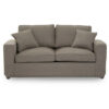 Villanova Fabric Upholstered 2 Seater Sofa In Grey