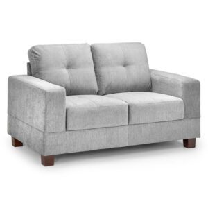 Jared Fabric 2 Seater Sofa In Grey