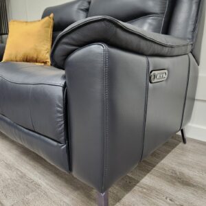 Arles Leather 2 Seater Power Recliner