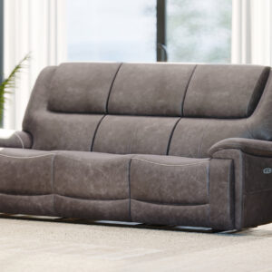Brentor 3 Seater Electric Recliner Sofa with Power Headrest