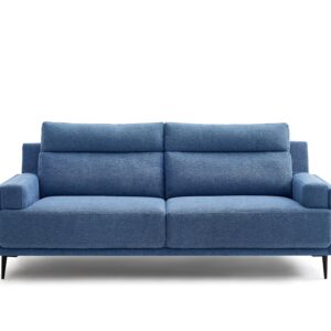 Nevada 3 Seater Static Sofa – Blue
