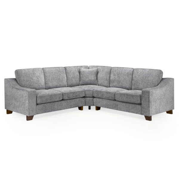 Nepean Fabric Corner Sofa In Slate