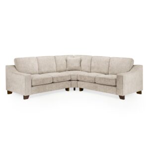 Nepean Fabric Corner Sofa In Stone