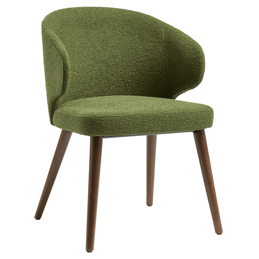 Stoughton Fabric Armchair In Forest Green