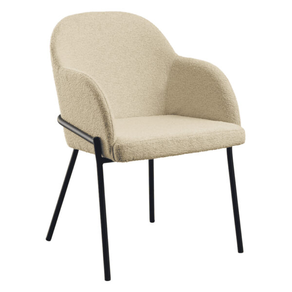 Wayne Fabric Armchair In Natural