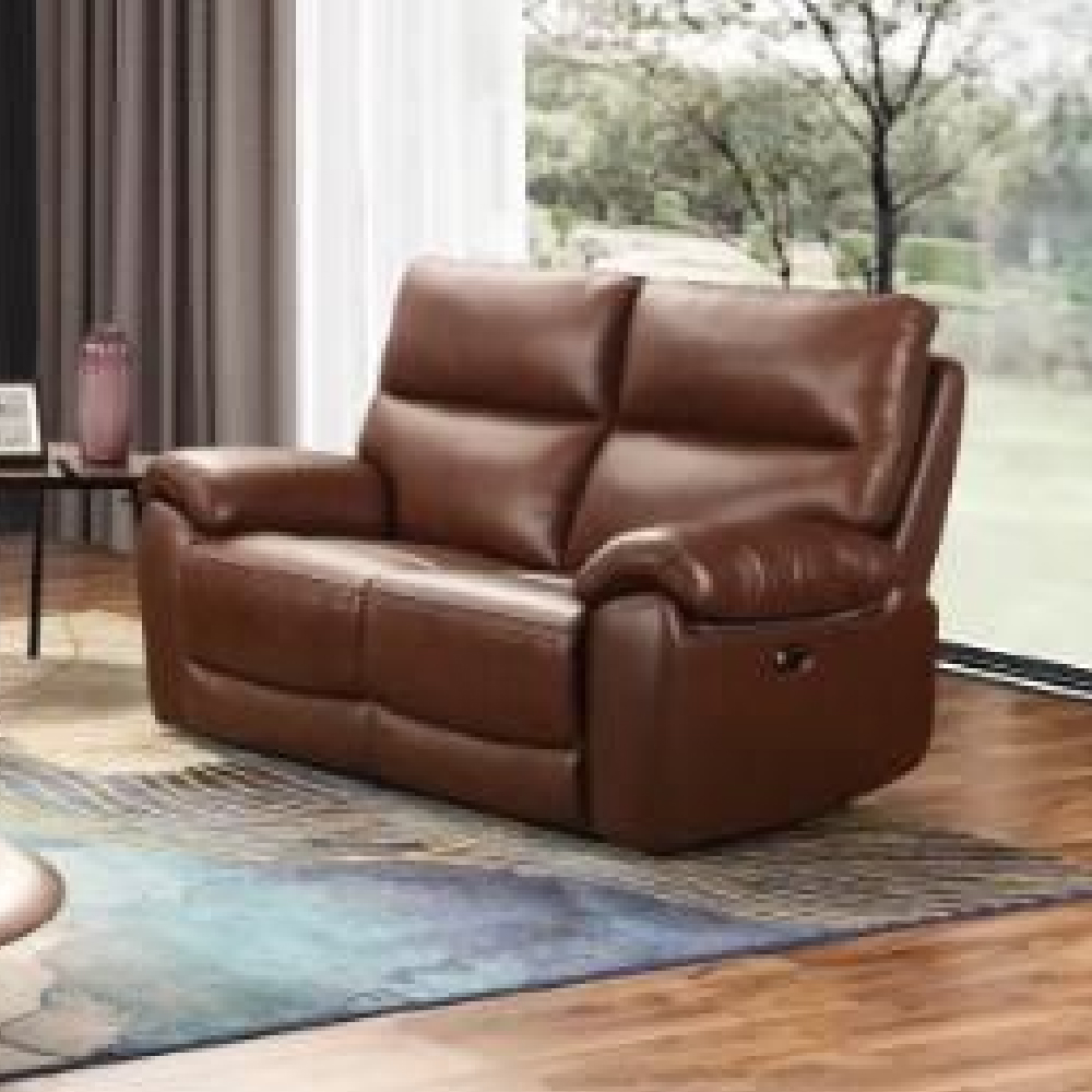 Radford Leather 2 Seater Sofa In Saddle
