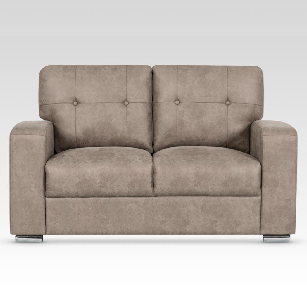 Hobart Fabric 2 Seater Sofa In Taupe